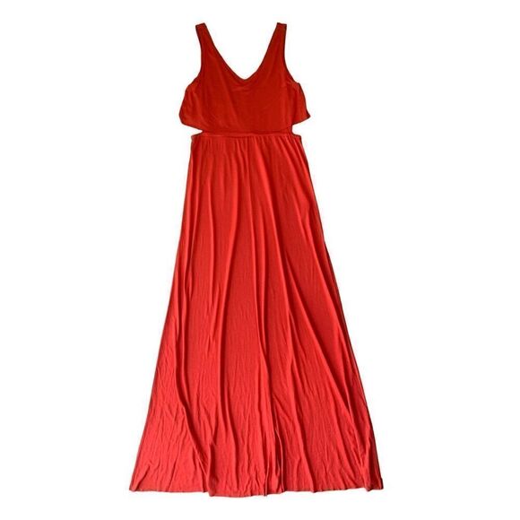 ALLSAINTS Red Helena Popover Maxi Dress - Picture 4 of 10